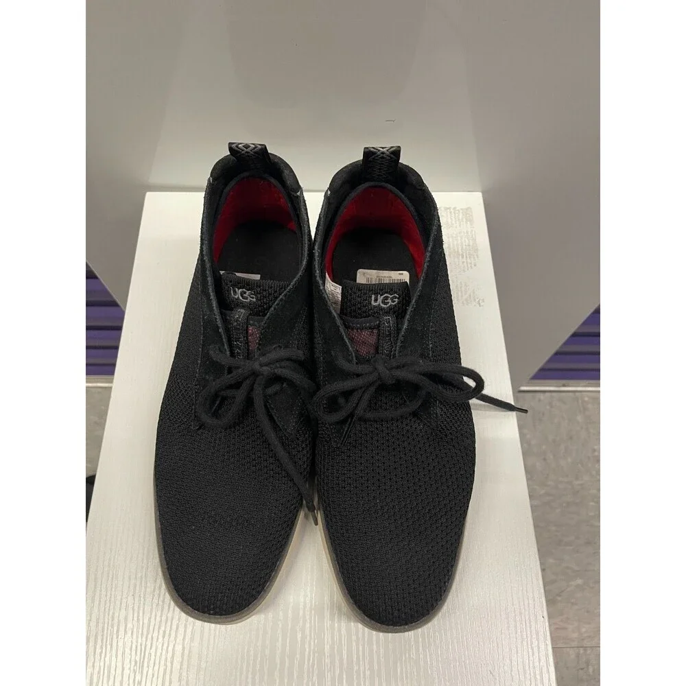UGG Men's Union Chukka HyperWeave Chukka Boot Black - Size 7